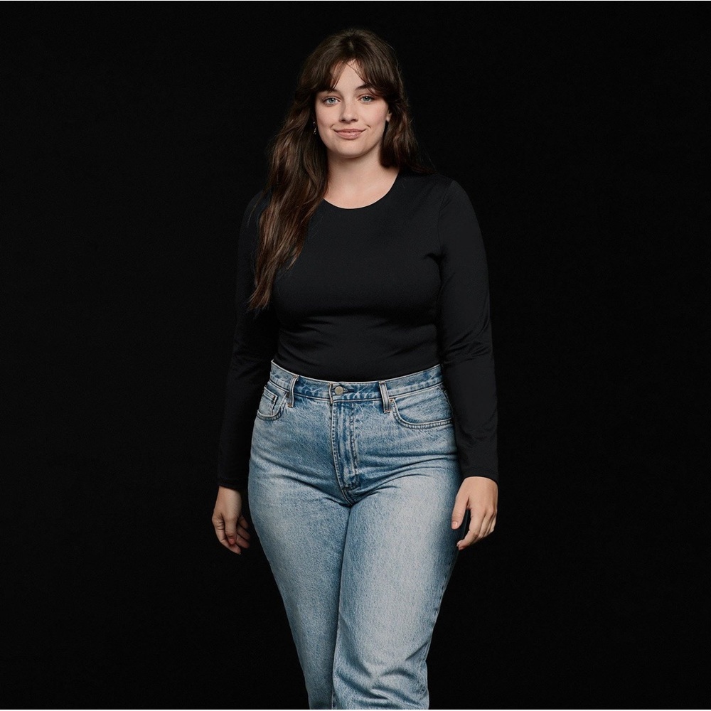 Nuuds Long Sleeve Crewneck Bodysuit